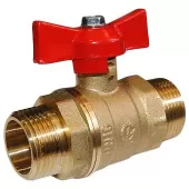 Шаровой кран Галлоп НР-НР 3/4 ручка бабочка, серия Стандарт 233