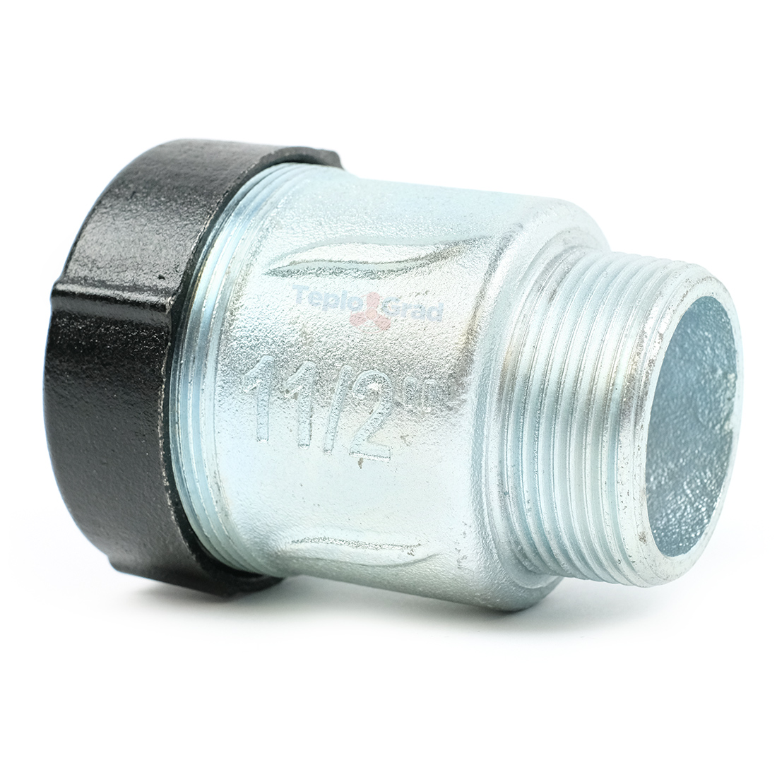 Обжимное соединение из ковкого чугуна Zeissler НР 1 1/2 Обжимное соединение из ковкого чугуна Zeissler НР 1 1/2