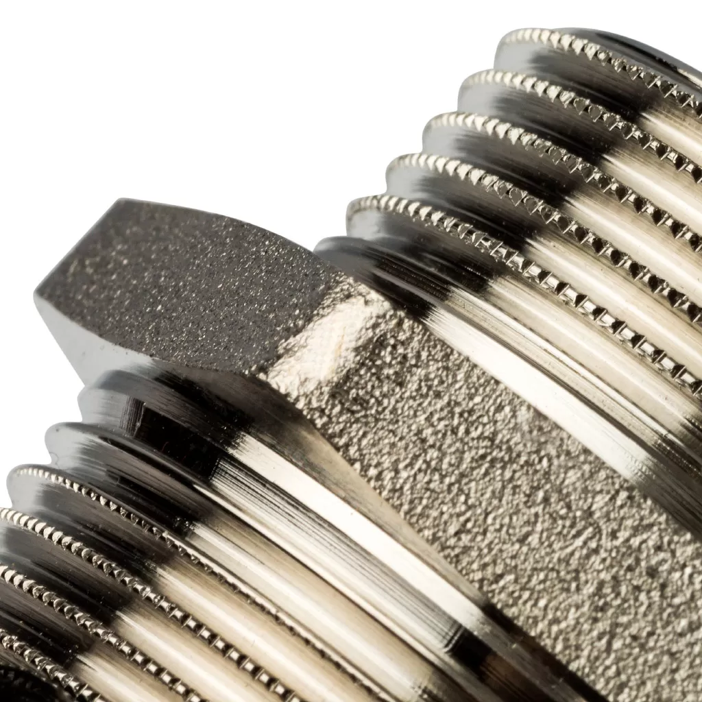 Ниппель переходной 1 1/2x1 1/4 НН никелированный Stout