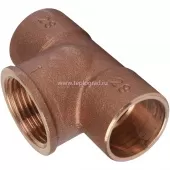 Тройник 28x1x28 ВП-ВР-ВП Sanha 4130g, бронза 14130281