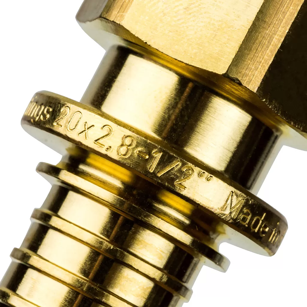 Переходник Stout ВР 20x1/2 для труб из сшитого полиэтилена