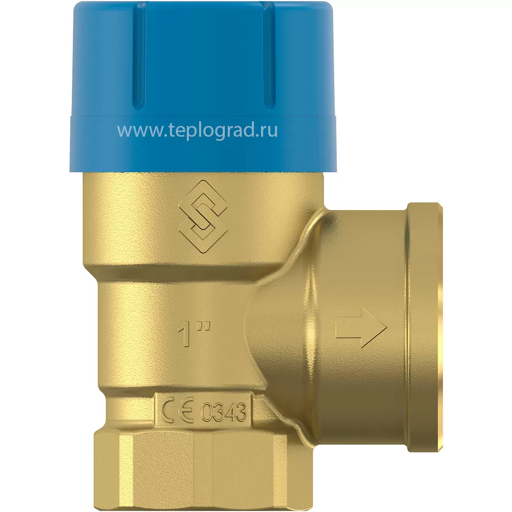 Клапан предохранительный Flamco Prescor B 1x1 1/4 - 6 бар для систем водоснабжения