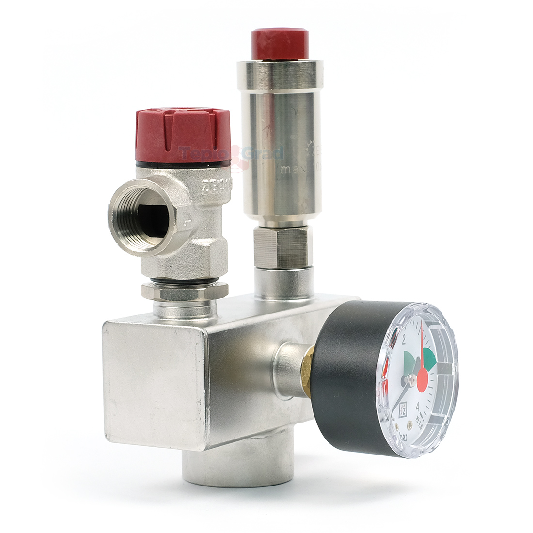 Группа безопасности котла Zeissler 1" сталь, до 50 кВт