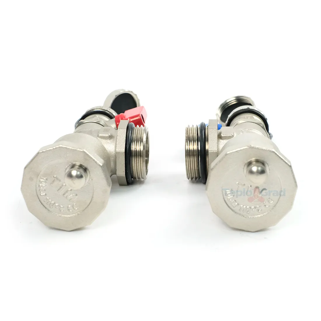 Концевой фитинг TIM 1 (тройник, воздухоотводчик, сливной кран) пара