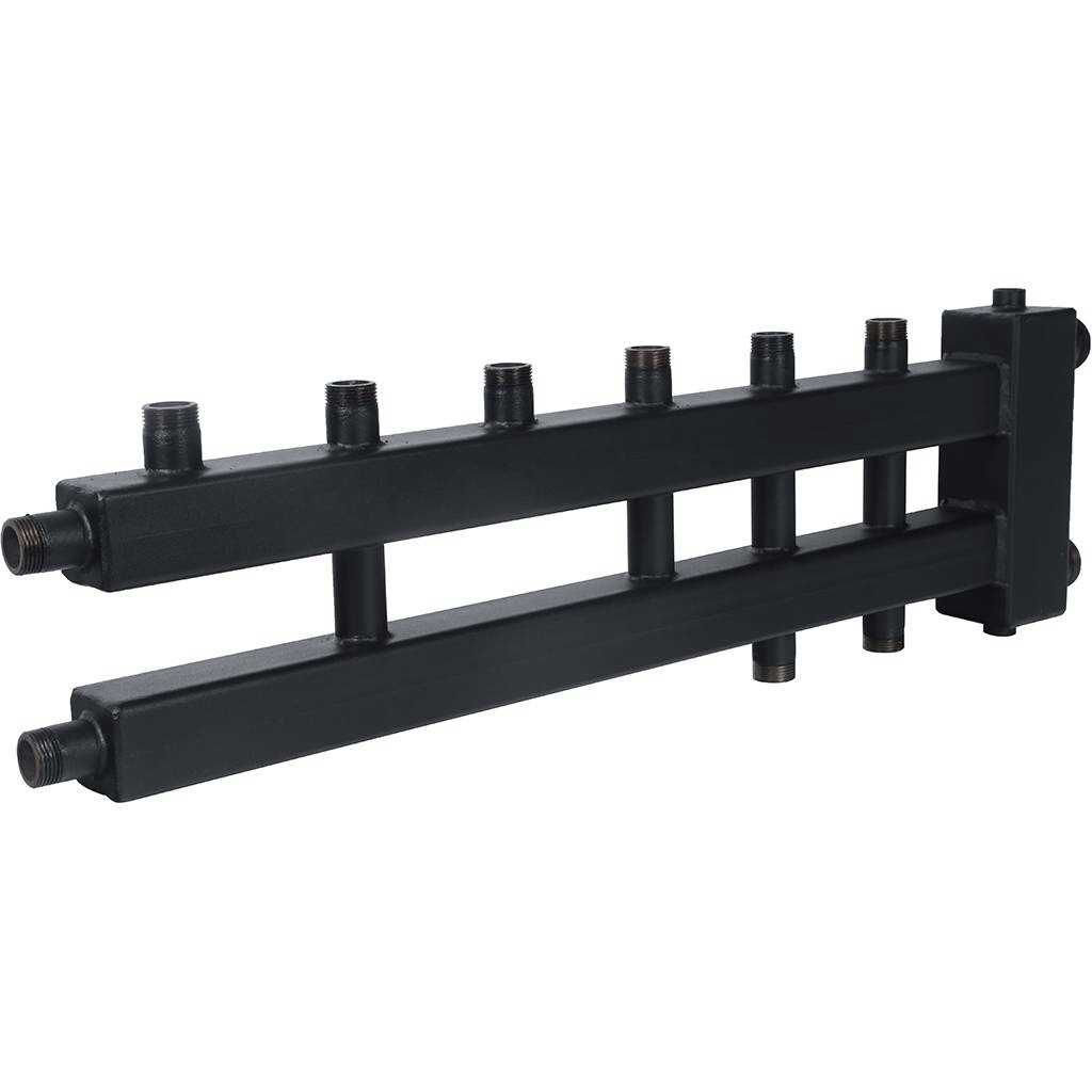 Балансировочный коллектор Rommer на 3+1+1 контура до 85 кВт