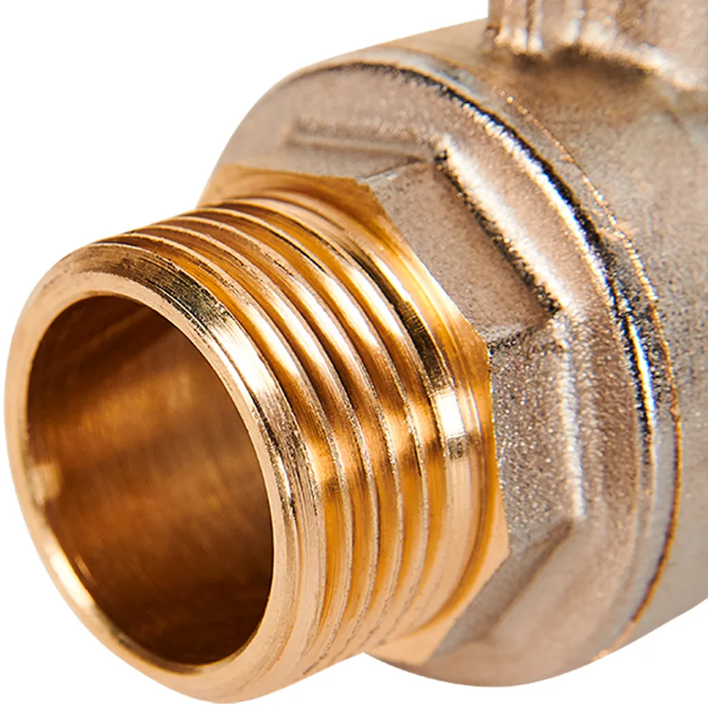 Шаровой кран Stout НР-ВР 3/4 полнопроходной, ручка рычаг