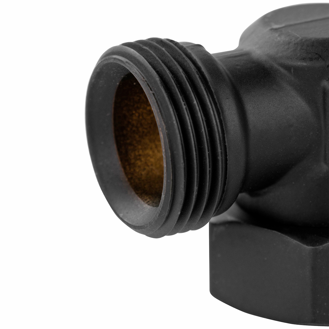 Набор нижнего подключения Royal Thermo угловой черный 3/4 раздельный