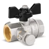 Кран шаровой LD Pride ВВ 1/2 с дренажом и воздухоотводчиком Кран шаровой LD Pride ВВ 1/2 с дренажом и воздухоотводчиком