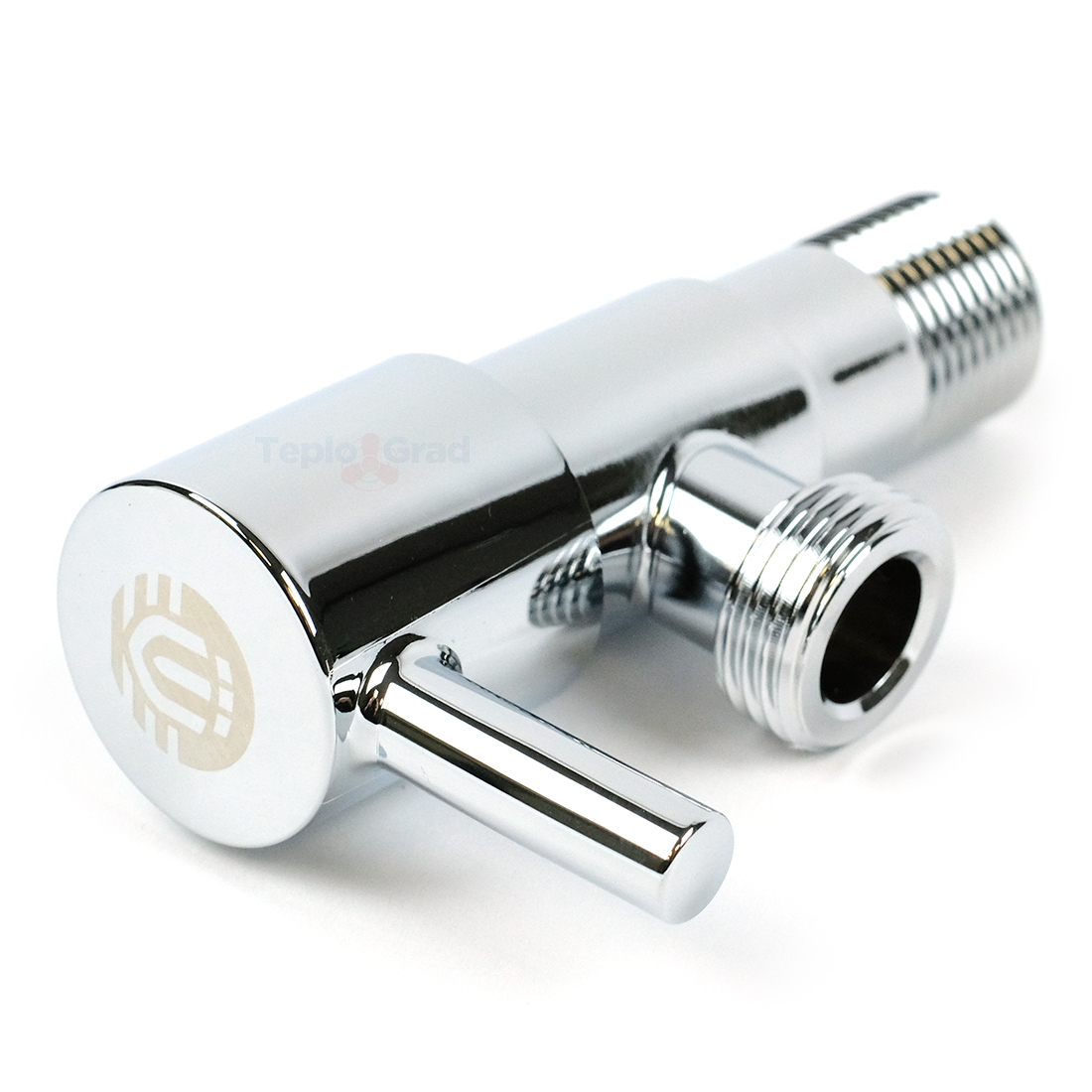 Кран угловой TIM 1/2x1/2 НР, нержавеющая сталь (хром) Кран угловой TIM 1/2x1/2 НР, нержавеющая сталь (хром)