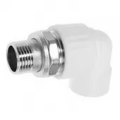 Угольник с американкой для радиатора Valfex НР 20х1/2 PP-R