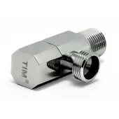 Кран шаровой угловой TIM BL5822 для бытовой техники 1/2x1/2