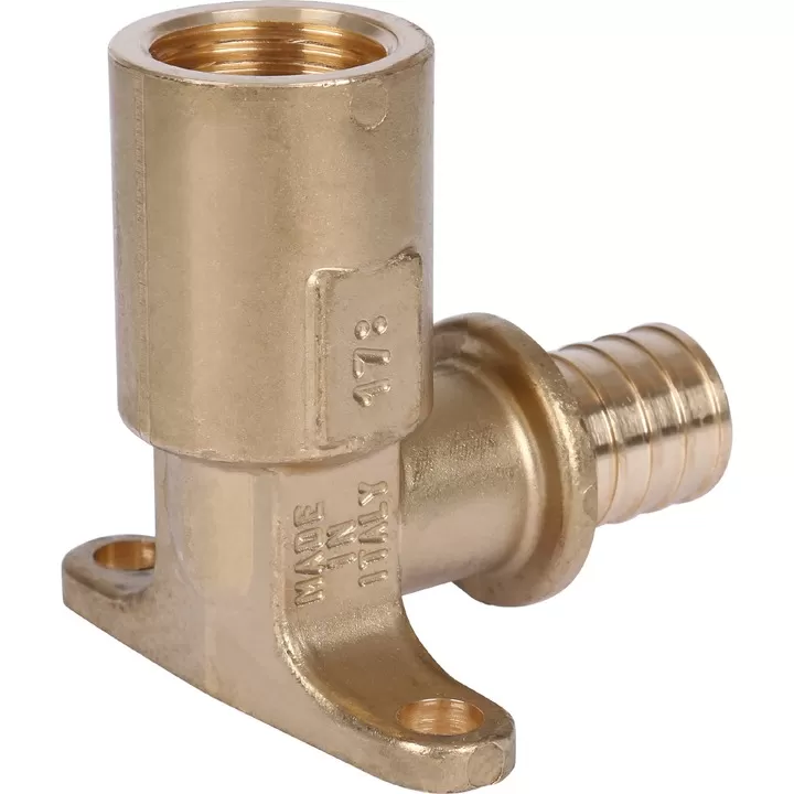 Угольник Stout с настенным креплением 20x1/2 с длинным нарезным патрубком