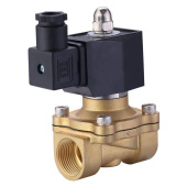 Клапан электромагнитный (соленоидный) Stout 2, 24В, нормально закрытый, прямого действия