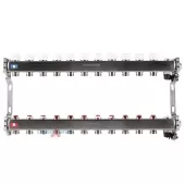 Коллектор Rommer на 11 выходов без расходомеров, с клапаном вып. воздуха и сливом