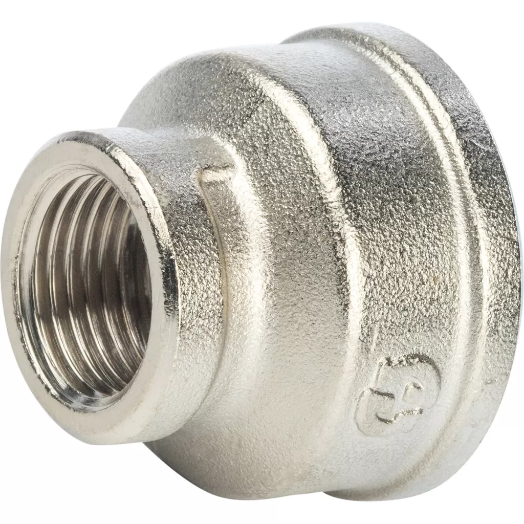 Муфта переходная 1x1/2 ВВ никелированная Stout