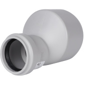 Переход эксцентрический канализационный Stout 110x58 бесшумный