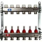 Коллектор Stout на 6 выходов из нержавеющей стали с расходомерами - SMS 0917 000006