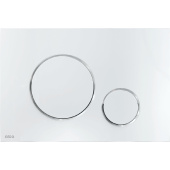 Кнопка смыва AlcaPlast M671 пластик хром