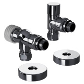 Набор термостатический осевой Royal Thermo Design Pro 15мм М30х1,5 (хром)