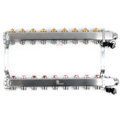 Коллектор из нержавеющей стали Wester MUVS без расходомеров на 9 выходов