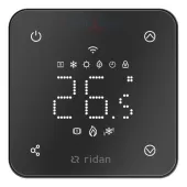 Комнатный термостат Ридан RSmart-FB электронный Wi-Fi черный