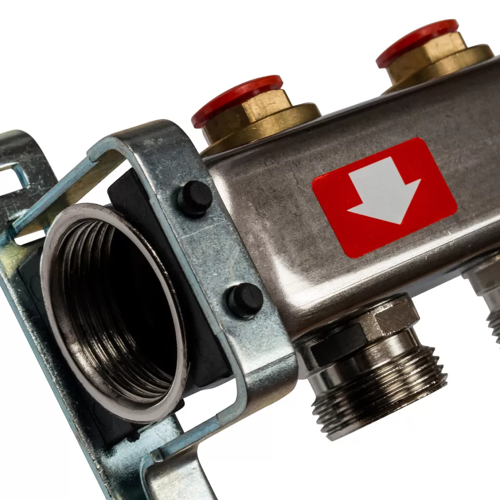 Коллектор Stout на 10 выходов из нержавеющей стали без расходомеров - SMS 0922 000010