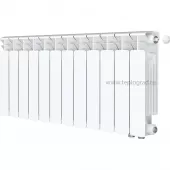 Биметаллический радиатор Rifar Base Ventil 350 12 секций с нижним подключением