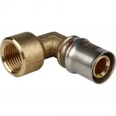 Угольник с внутренней резьбой прессовой Stout 1/2 x 20