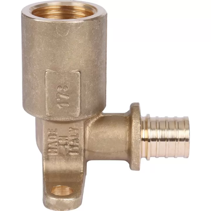 Угольник Stout с настенным креплением 16x1/2 с длинным нарезным патрубком