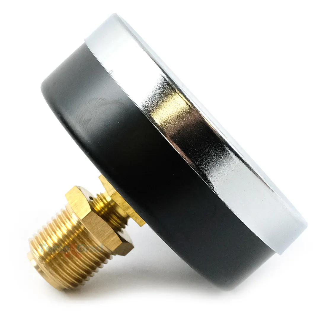 Термоманометр аксиальный TIM, корпус 80 мм, диапазон 0-6 бар, подключение 1/2 Y-80T-6