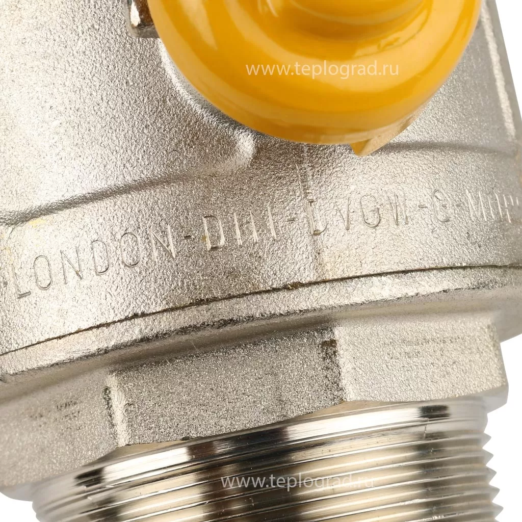 Кран шаровой для газа Itap LONDON 067 НВ 2, ручка рычаг