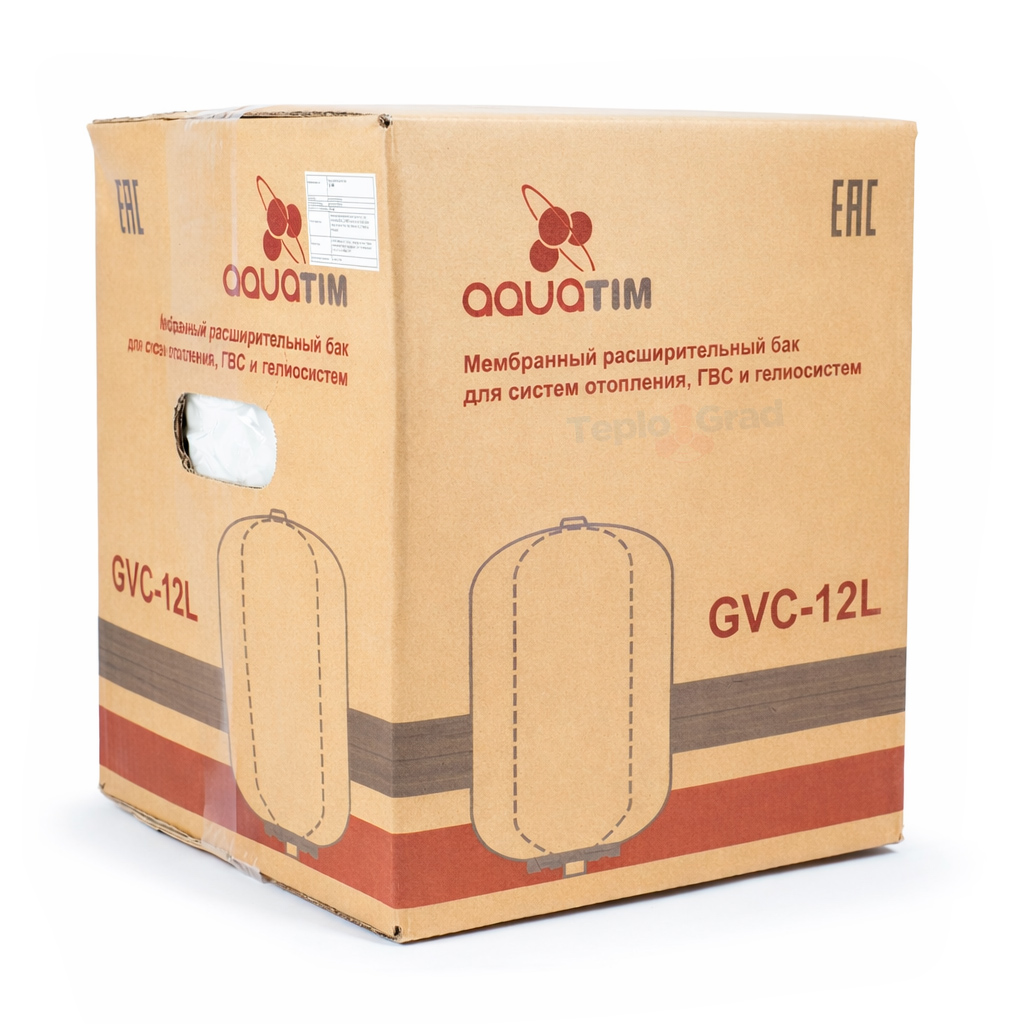 Расширительный бак AquaTIM GVC-12L 12л. для систем ГВС