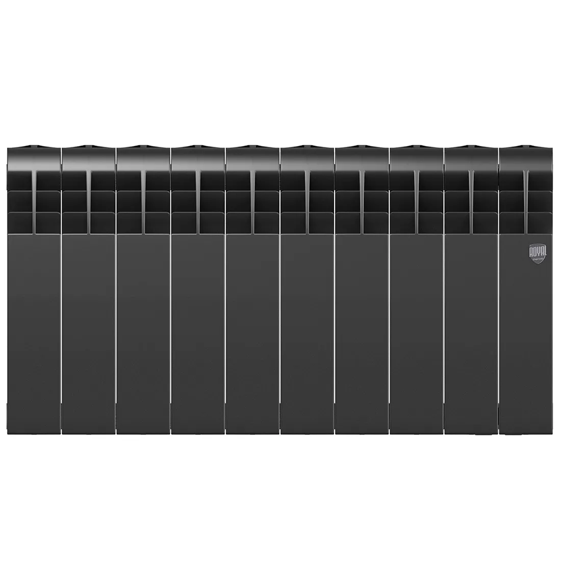 Биметаллический радиатор Royal Thermo BiLiner 350 Noir Sable 10 секций Биметаллический радиатор Royal Thermo BiLiner 350 Noir Sable 10 секций