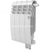 Биметаллический радиатор Royal Thermo BiLiner 350 Bianco Traffico VDR 4 секции с нижним подключением