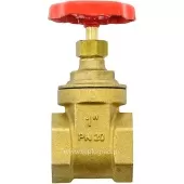 Задвижка клиновидная Uni-Fitt ВВ 1 латунная PN20