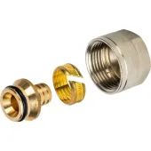 Фитинг компрессионный Stout 16х2,2x3/4 для труб из сшитого полиэтилена