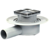 Трап для душа Zeissler 100x100 под плитку, горизонтальный (сухой и гидрозатвор) Трап для душа Zeissler 100x100 под плитку, горизонтальный (сухой и гидрозатвор)