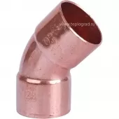 Отвод 45° 28 ВП-ВП Sanha 5041, для медных труб под пайку 1504128