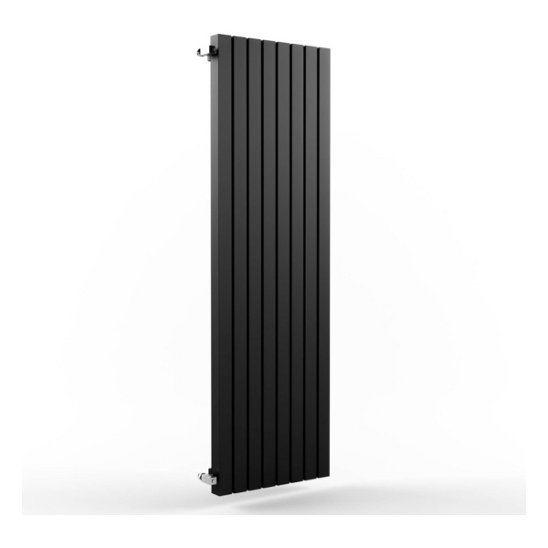 Стальной трубчатый радиатор Stout Warmmet Power 60V высота 750 мм 8 секций, нижнее правое подключение (черный)