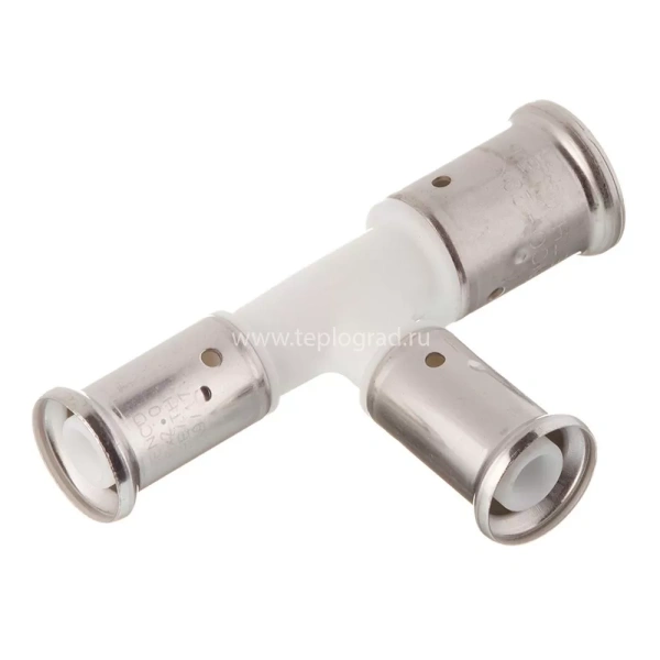 Пресс тройник Henco 20x16x16 белый