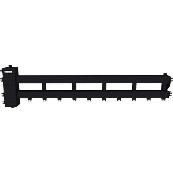 Балансировочный коллектор Gidruss BM-100-6D (до 100 кВт, подкл. котла G 1 1/4, 5+1 контура)