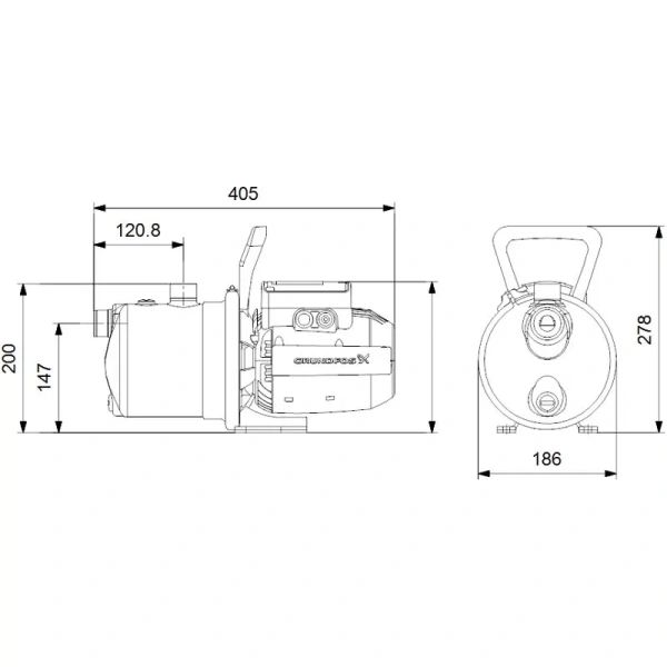 Поверхностный насос Grundfos JP 4-47 99458767