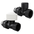 Набор термостатический прямой Royal Thermo Design 1/2" М30х1,5 (черный)