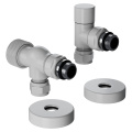 Набор термостатический осевой Royal Thermo Design Pro 15мм М30х1,5 (белый)