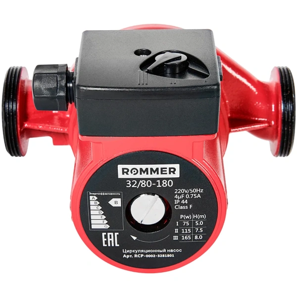Циркуляционный насос Rommer RATE 32/80-180