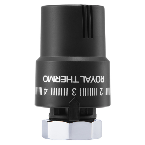 Термостатическая головка Royal Thermo М30x1,5 черная RTO 08.03