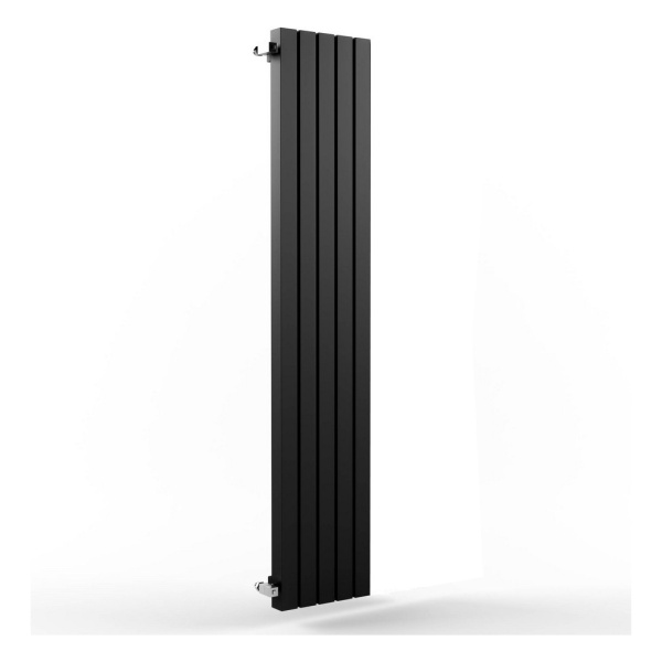 Стальной трубчатый радиатор Stout Warmmet Power 60V высота 750 мм 5 секций, нижнее левое подключение (черный)