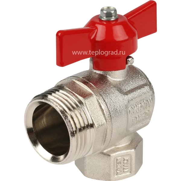 Шаровой кран Itap угловой со сгоном НР-ВР Ideal 298 3/4