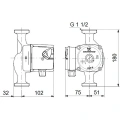 Циркуляционный насос Grundfos UPS 25-70 180 96621354