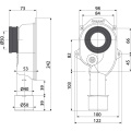 Сифон для писсуара AlcaPlast A45С вертикальный